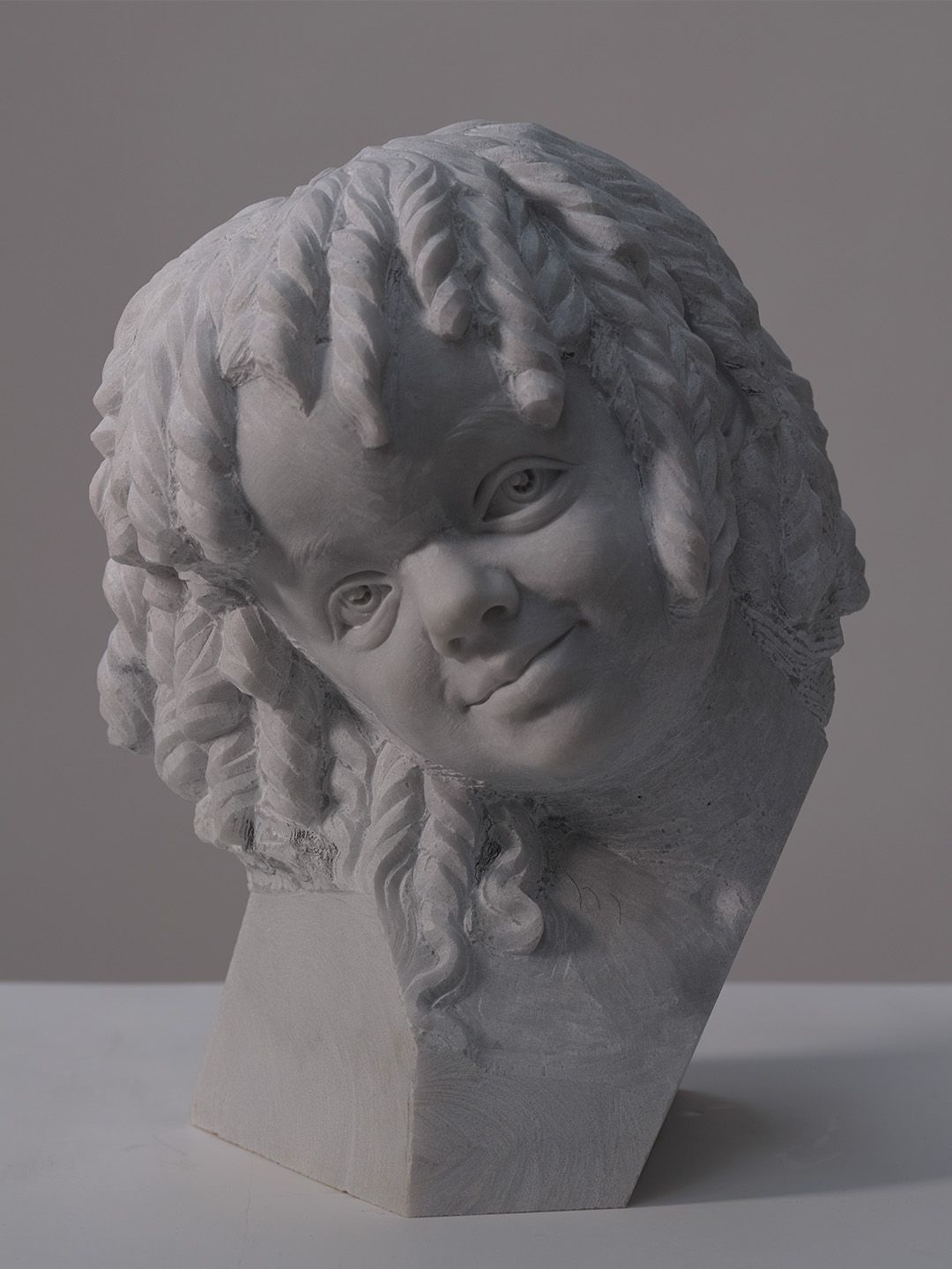 Le tre sculture di Kids in studio