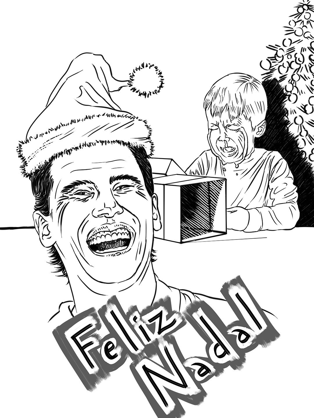 Poster Feliz Nadal